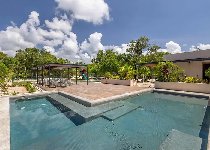 Casa de férias 2 In Xpuha 7 Bedrooms And Club Access